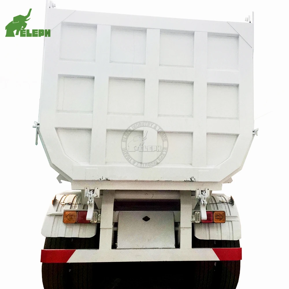 3 Axles 45cbm Coal Stone Dumps Tipping Trailer