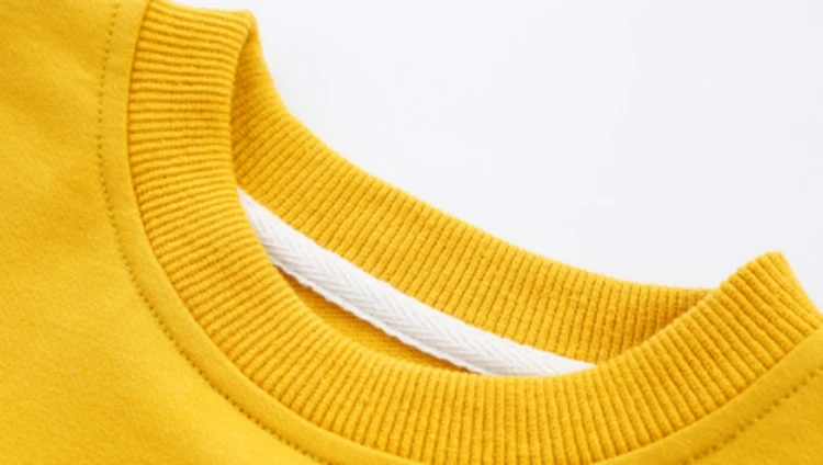 
High quality children crew neck sweatshirt custom polyester cotton kids sweatshirt 