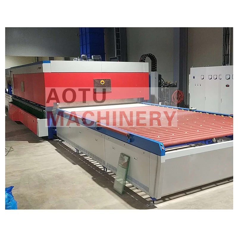 Hot sales AOTU factory flat and bending glass tempering furnace machine