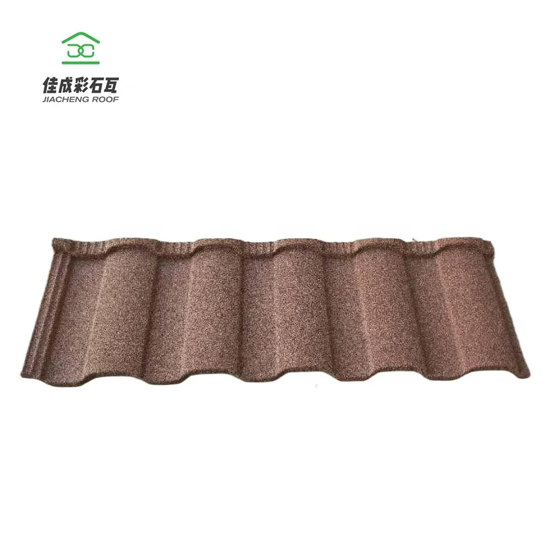 Factory direct supply building materials metal bond aluminium stone coated metal roof tiles used for house roof construction