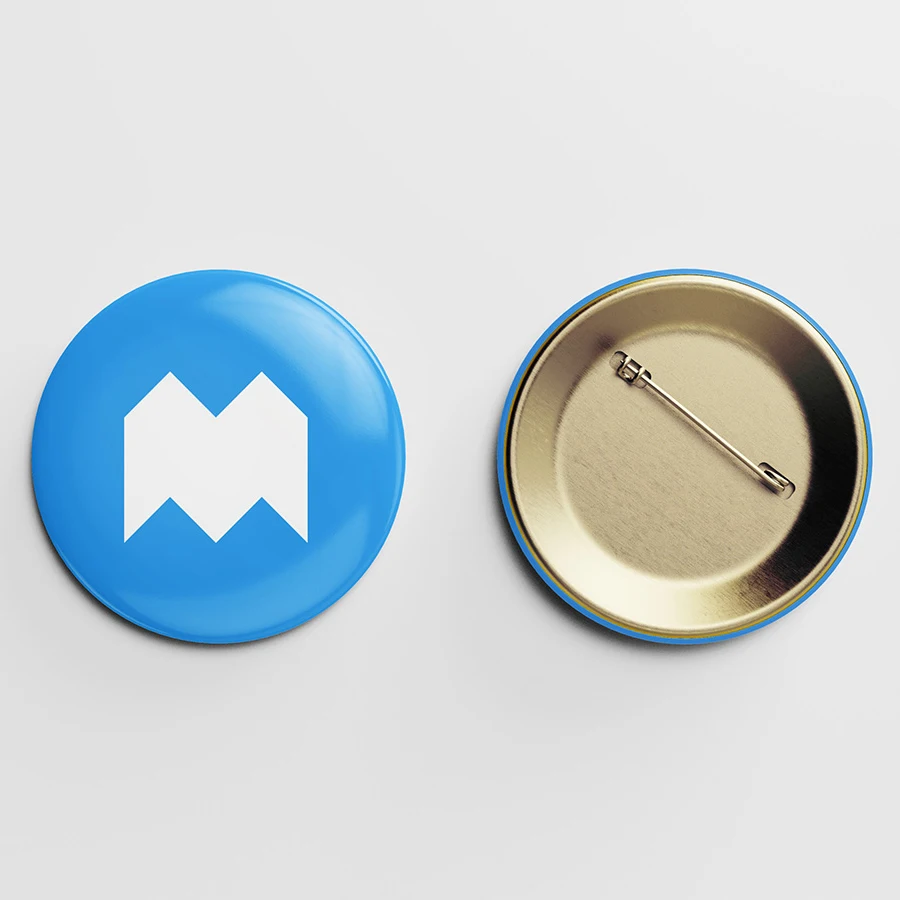 CS custom Custom Plush tinplate Button Badge Name Metal Tin Pin Wholesale Logo Offset Printing