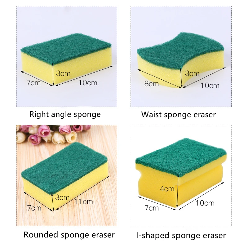 Sponge high density wash sponge, kitchen cleaning sponge, sponge cloth sponge sponge cleaning foam.