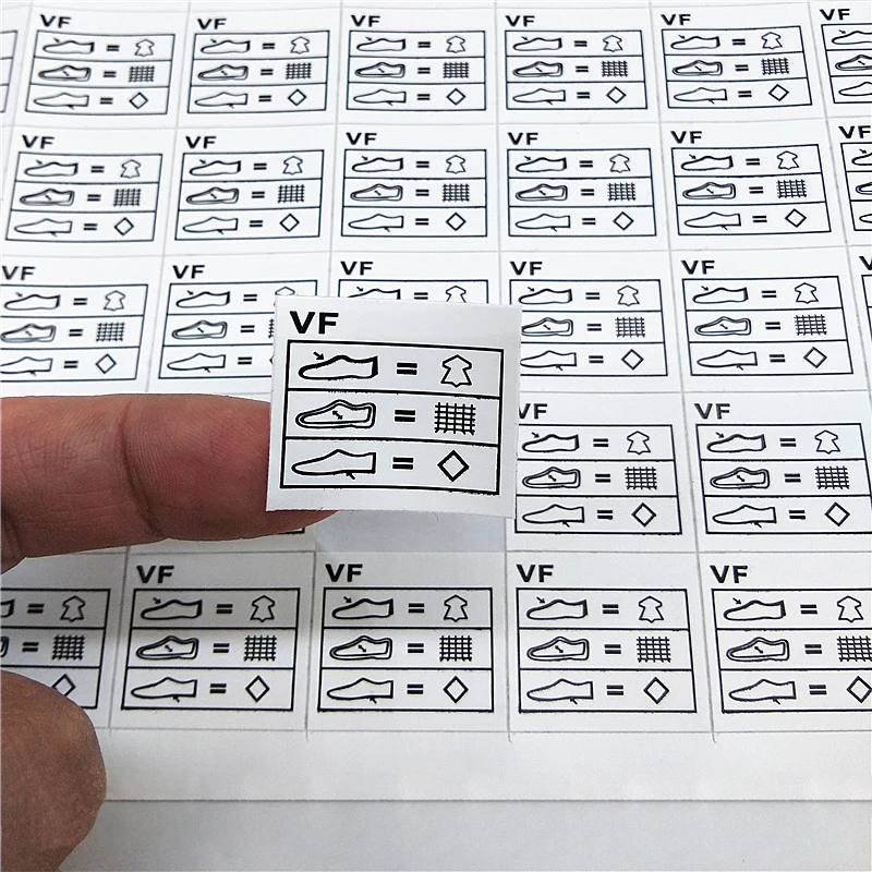 custom waterproof hot melting press Clothing Care Sport Shoe Tongue size Tpu Film adhesive Label tag for shoe