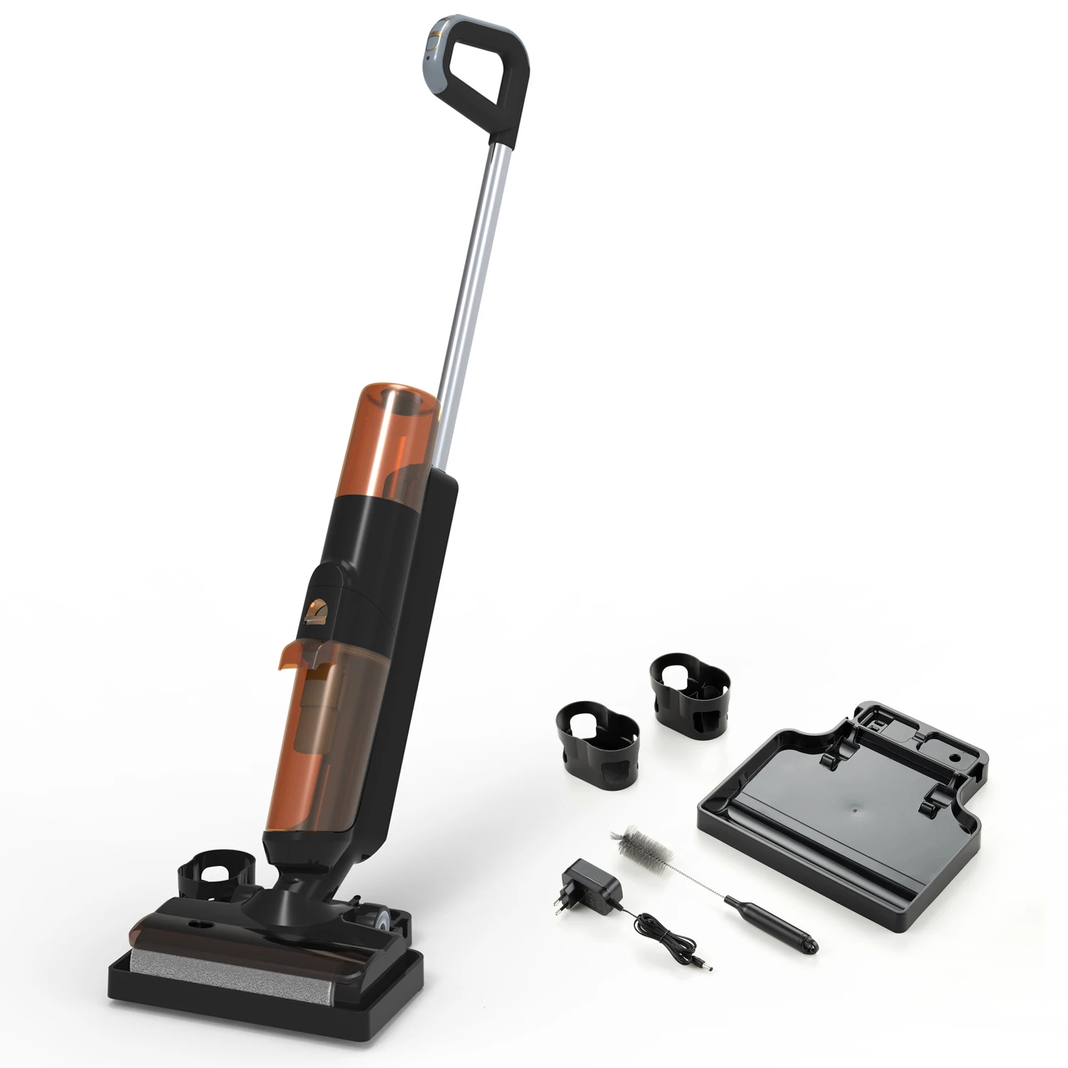 BSCI ISO9001 Purging Tank 900ml 125W Electric Mop Suction Power 10w LED Indicator Light Floor Scrubber Cleaning Machine for Home