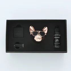 Hot New Design Car Perfume Vent Luxury Vehicle Diffuser Plug In Bulldog Vent Clip Car Air Freshener