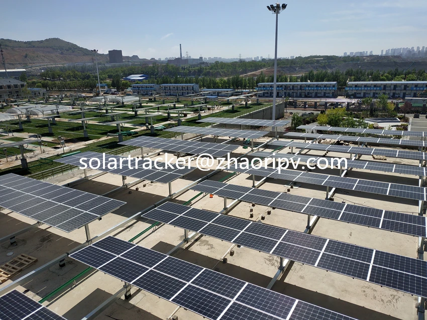 
Easy maintenance On-grid solar tracking system 