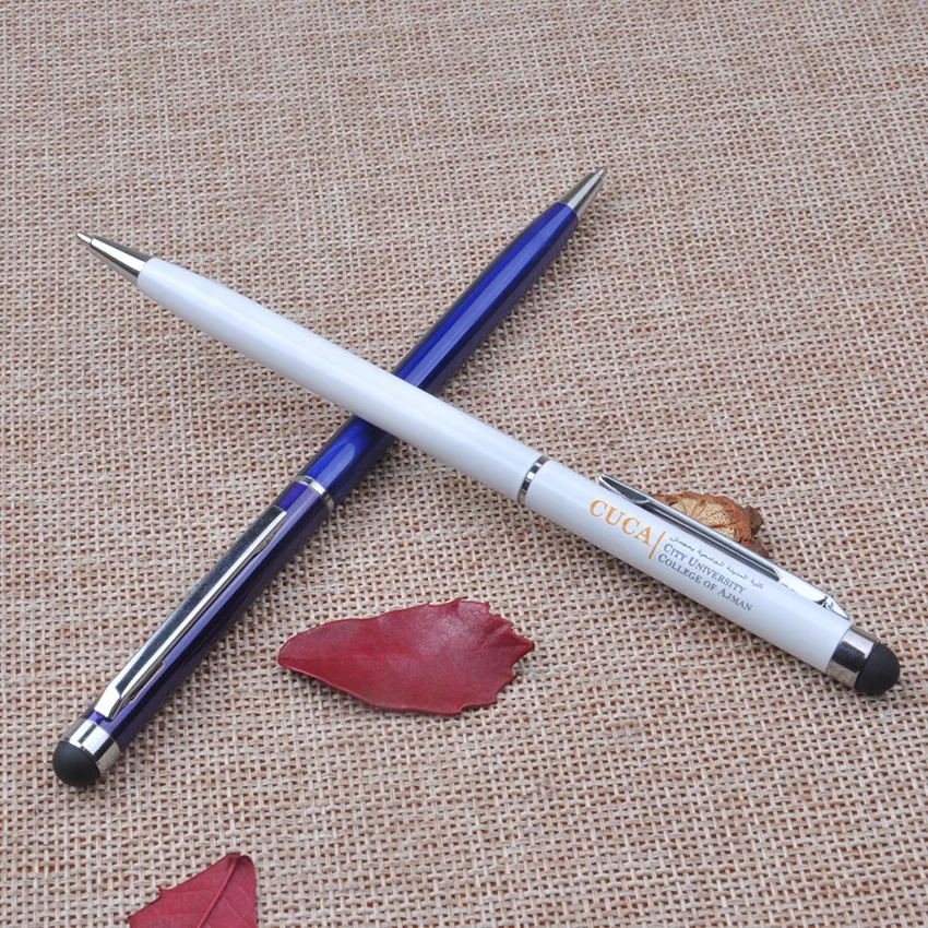 Promotional business gift slim metal ball pen with logo