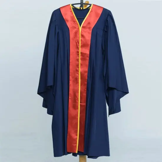 Dcotoral Graduation Gown/PHD Gown/doctoral robe suit