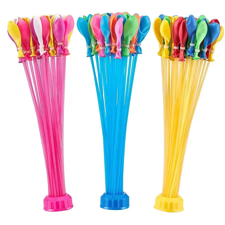 Out Door Games 111pcs/bag Latex Water Balloons Quick Fill Self Sealing Summer Toys Bomb Games Toy Party Water Balloons