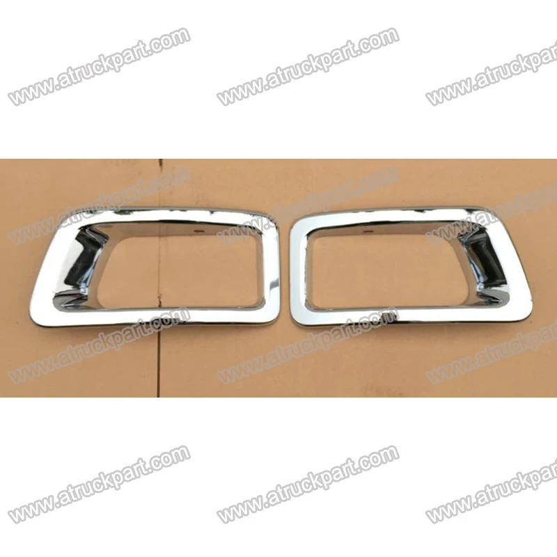 Chrome Front Bumper Lamp Cover For HINO ISUZU FUSO NISSAN UD Truck Spare Body Parts