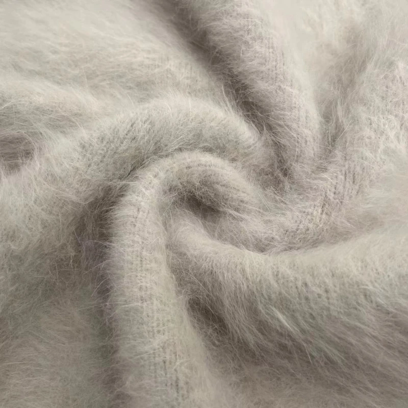 Russian popular 80%angora 20%nylon blend yarn 16/2Nm wholesale 45 colors in stock long hair for knitting and hand knitting