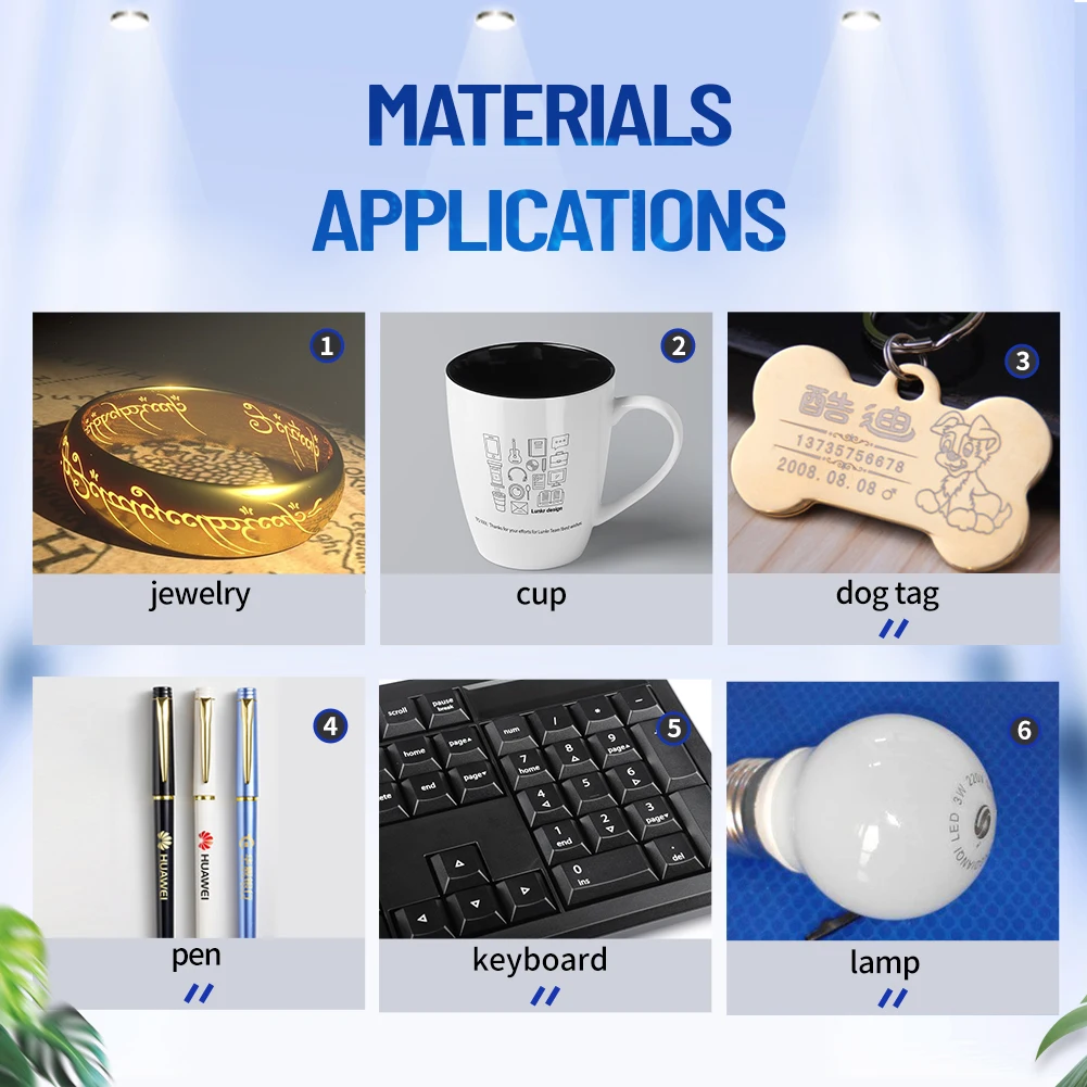 3D Relief Engraving Jewelry CNC mopa raycus 60W 30W 50W Laser Maker Laser Printer fiber Laser Engraving Machine