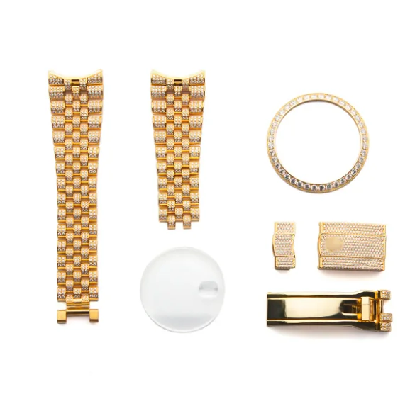 Moissanite Diamond Watch Iced Out Moissanite Hip Hop Watch Moissanite Watch For Rappers