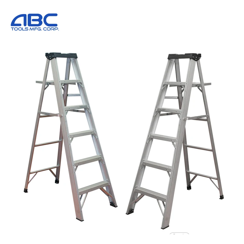 EN131 Standard Multi Purpose Foldable Step Aluminum/Aluminium Ladder with Good Price for Household/Domestic/Warehouse