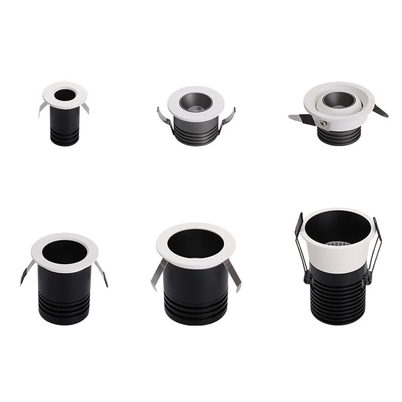 Recessed Ceiling Spotlight 0-10V Dimmable Spot Downlight 9W 7W 5W 3W 1W Mini LED Downlight