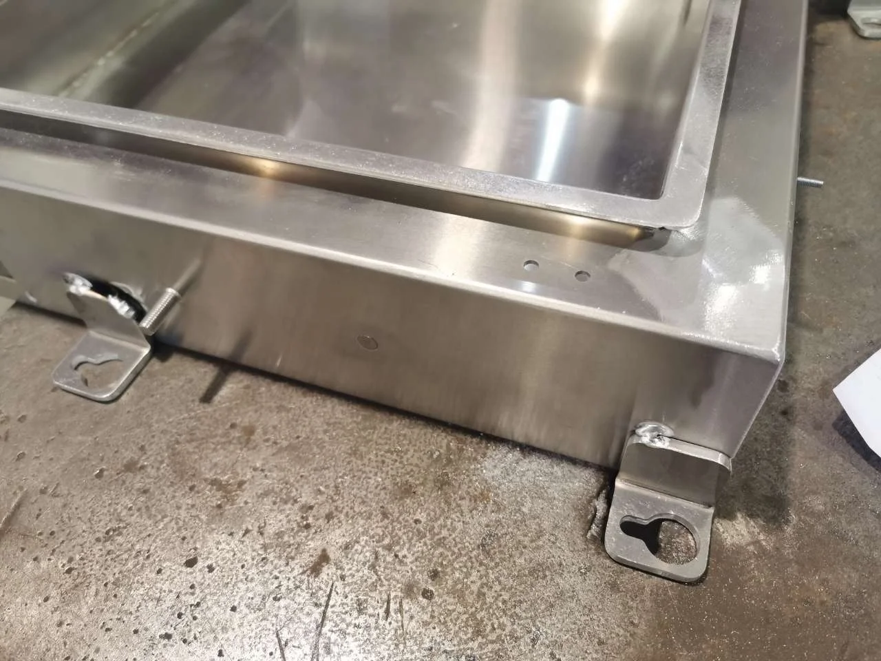 aluminum welding stainless steel bending stamping parts powder coating sheet metal fabrication