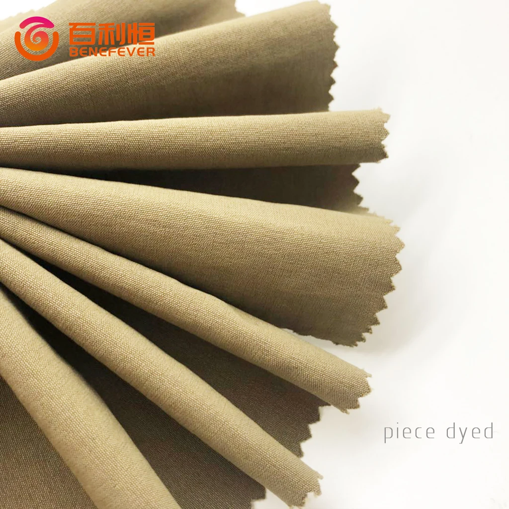 Factory direct good quality piece dyed polyester waterproof  for beach pants fabric