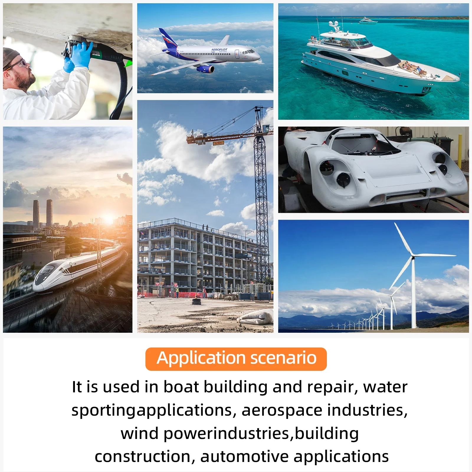 Fiberglass cloth fabric for waterproofing