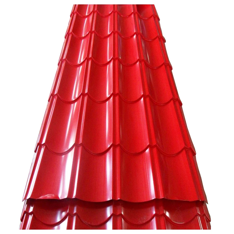 Prime Quality Factory Direct color steel galvanized metal aluminum glazed trapezoidal corrugated roofing sheet roof tile