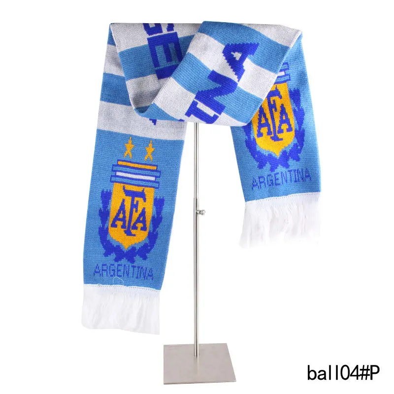 Logo Print Custom Acrylic Knitted Scarf For Sport NAB Football NFL  Baseball Soccer Fan