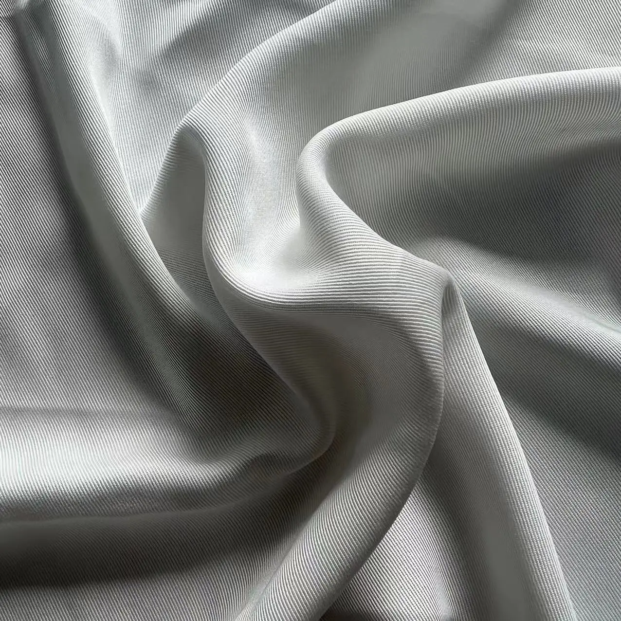 21S PFD lyocell twill fabric stone washed PFD/190GSM white stone washed Lyocell twill fabric ready for dyeing