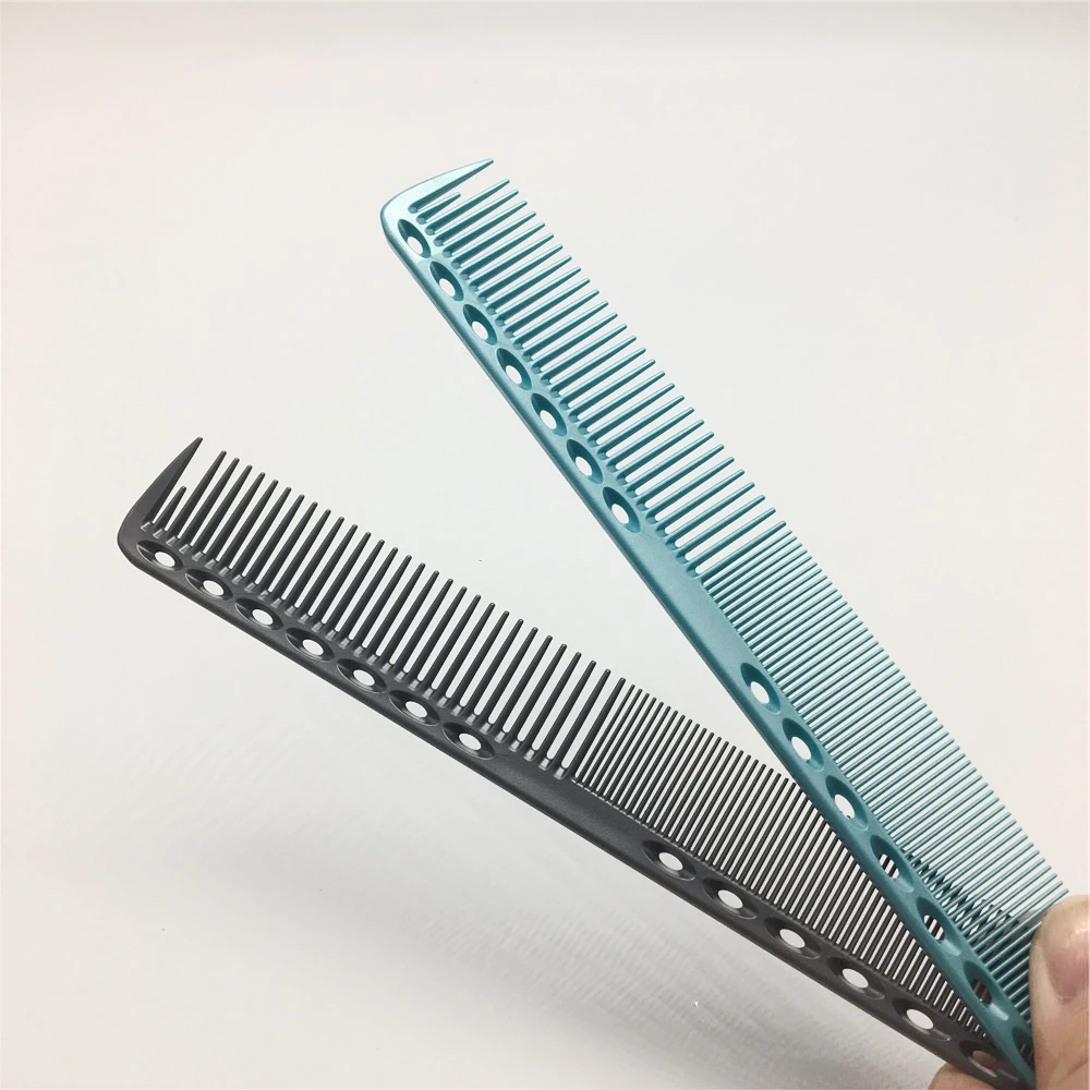 Hot sale cutting hair used in salon professional antistatic plastic hair combs wholesale black and colorful