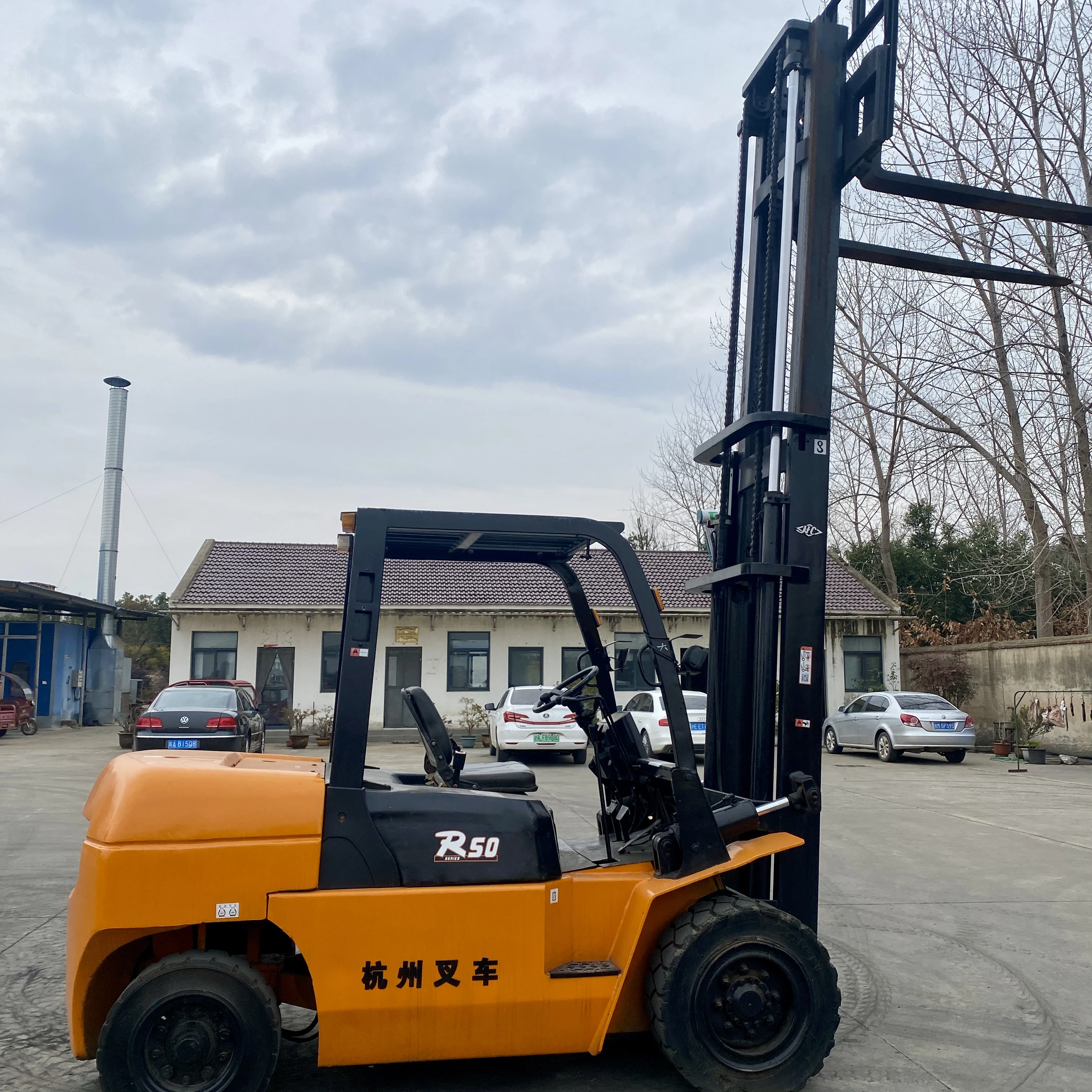 Brand New hangcha Machine Lifting 5 Ton 5000kg Gasoline diesel Forklift R50 for Sale