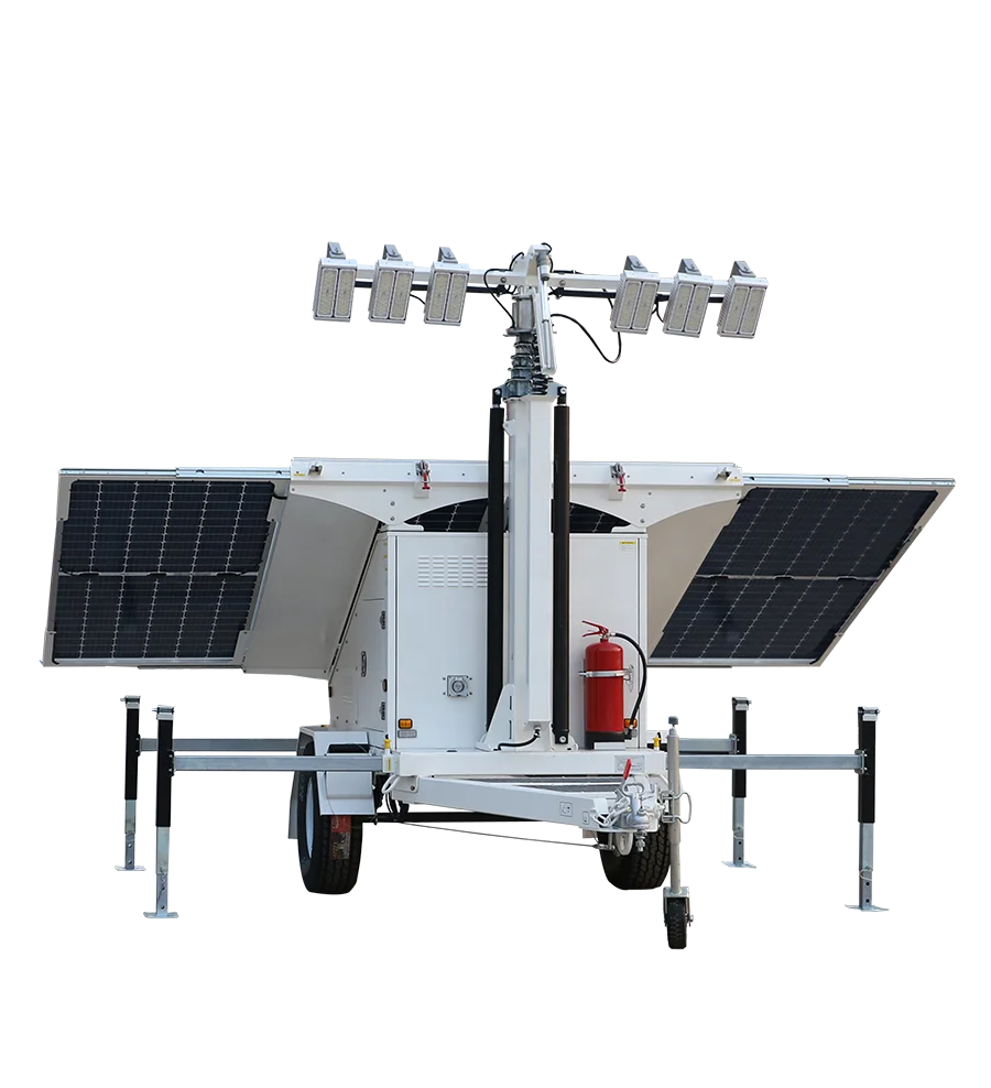 mobile solar tower DC48V led light