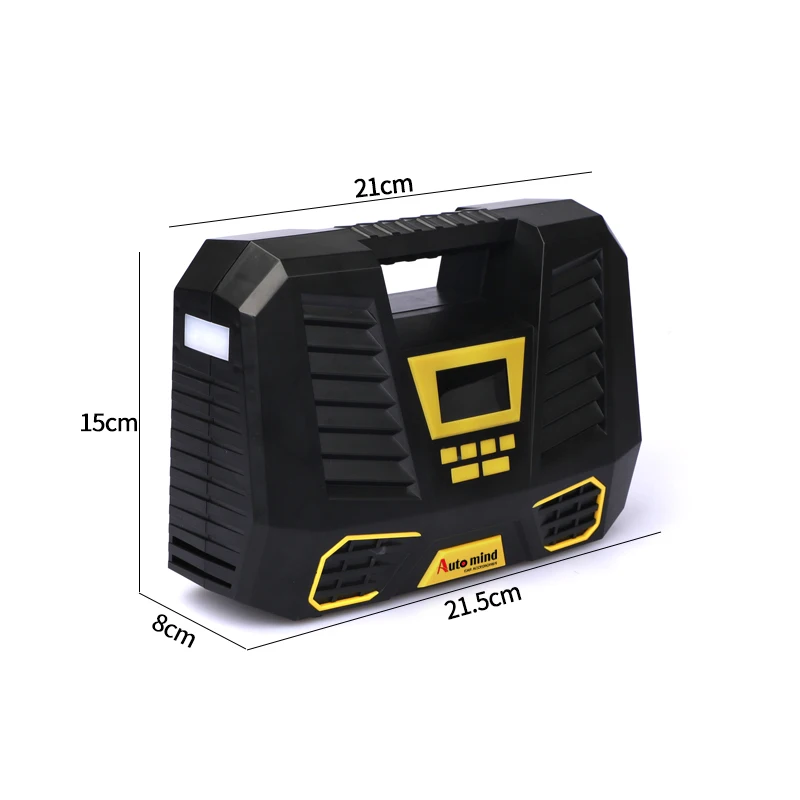 High Quality 12v Portable Tyre Pressure Digital Car Air Compressor Inflator Wireless Car Air Pump Tire Inflator with LED Light