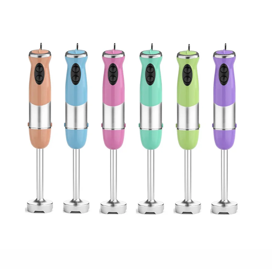 High speed Customized color 800w food chopper milk frother beater egg whisk hand blender