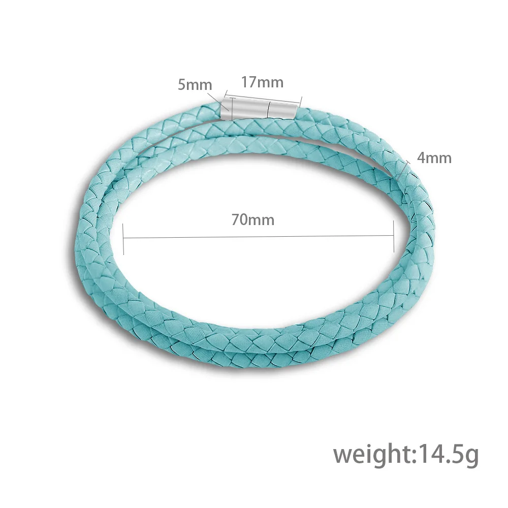 Men Women Girls Boys Fashion Jewelry Multi Color Multi Layer Handmade Wax String Bracelets