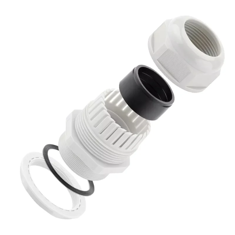 IP68 M16 M20 M25 M30 M36 M40 M50 Waterproof Nylon Cable Gland with Wide Clamping Range