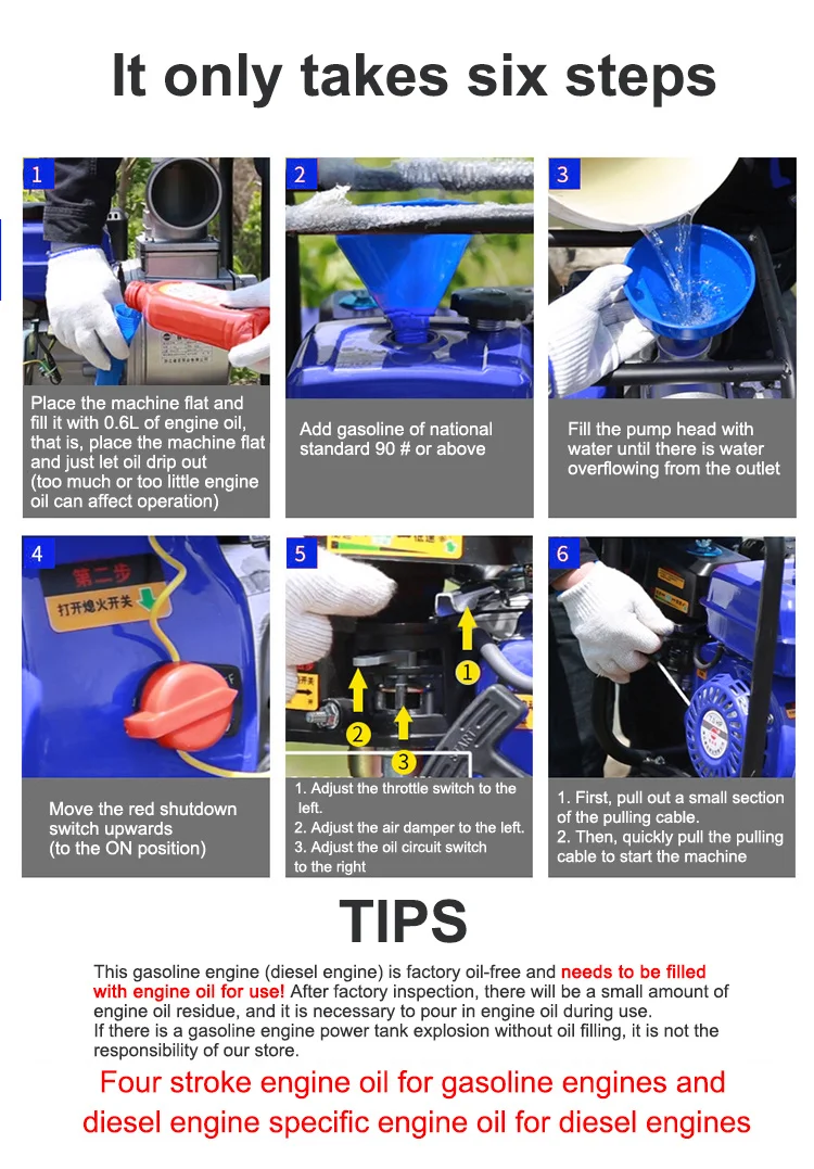 Индивидуальный портативный дизельный насос 2 дюйма 3 4 6 дюймов водяной для сельскохозяйственного орошения