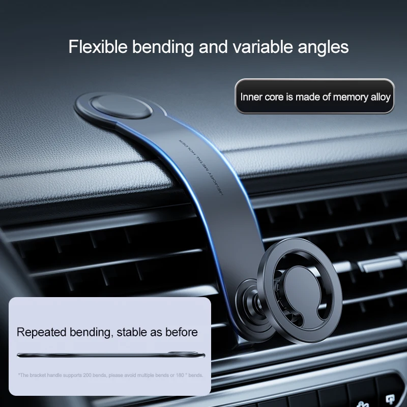 Upgrade Magnet for Magsa Car Mount Suction Cup Bendable Memory Arm Handsfree Powerful Magnetic Cell Phone Holder