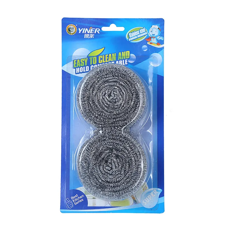 New Coming Cheap Price Metal Scourer Stainless Steel Wire Kitchen Cleaning Ball Sponge