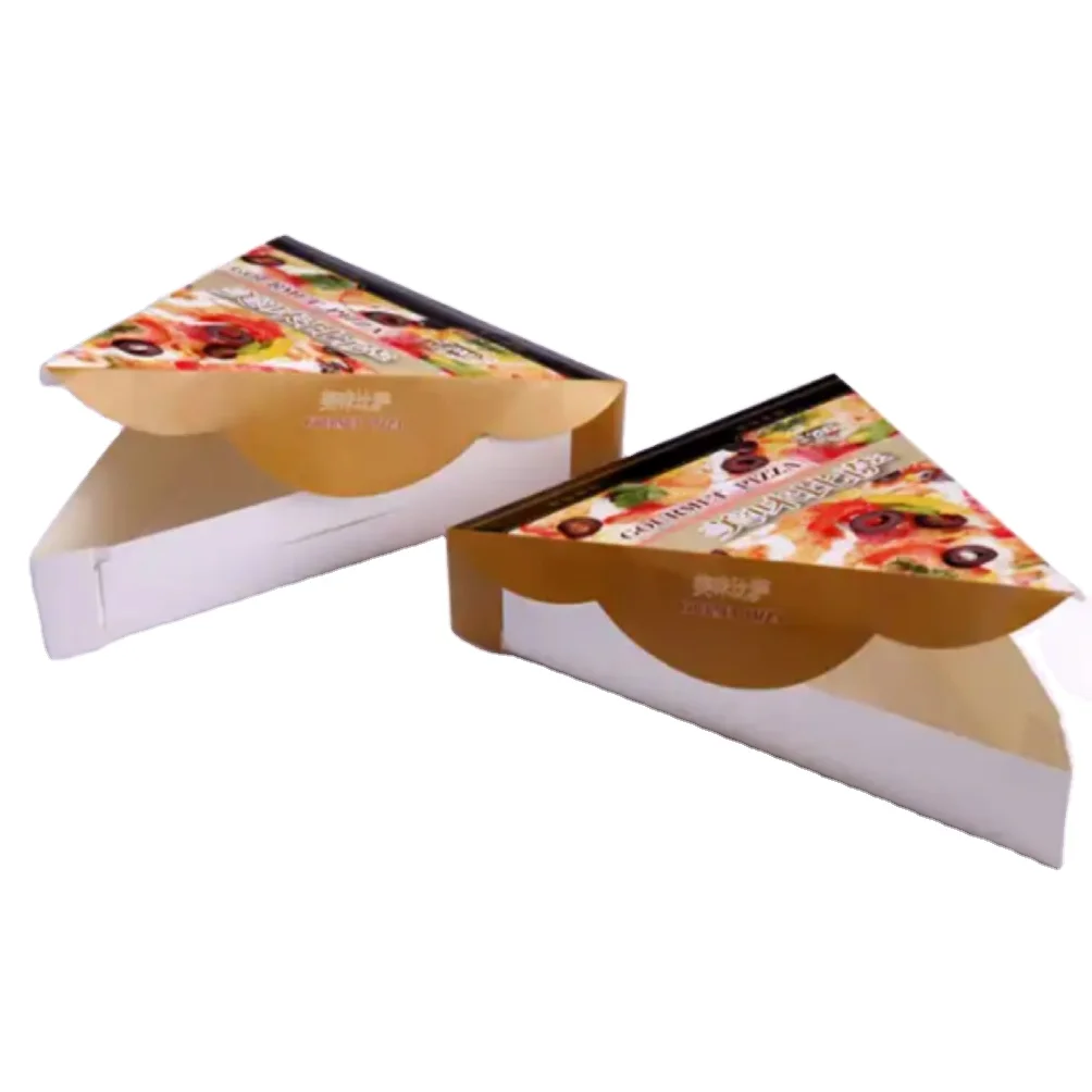 Popular Products Labels Long Food Packaging Carton Pizza Proofing Box Kraft Paper customized Logo Pizza Box Recyclable