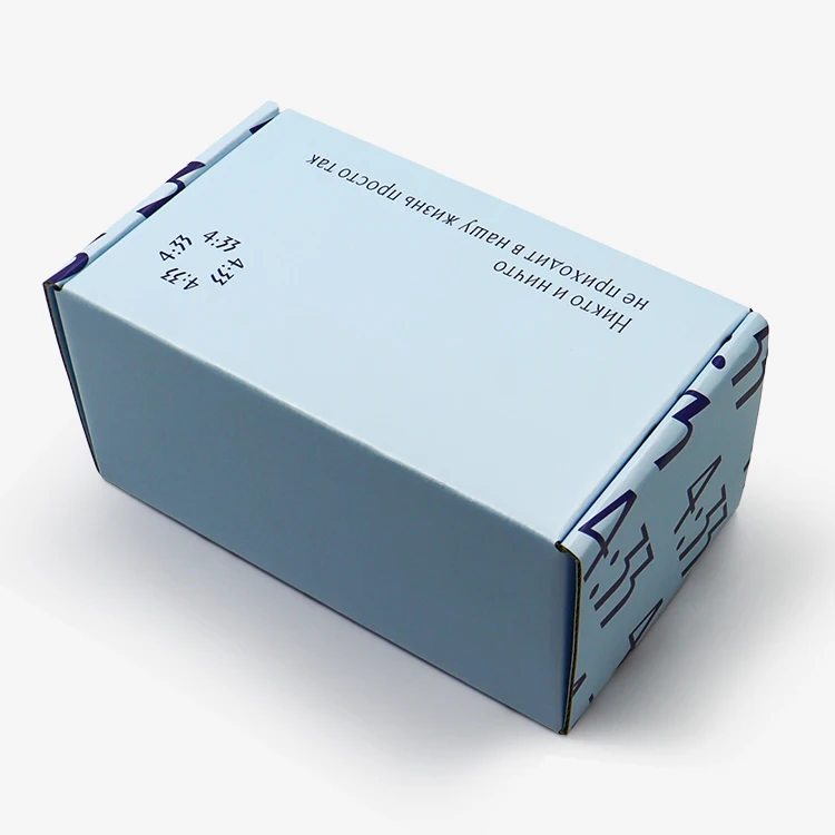 Custom printing logo corrugated packaging box factory custom sports shoe box