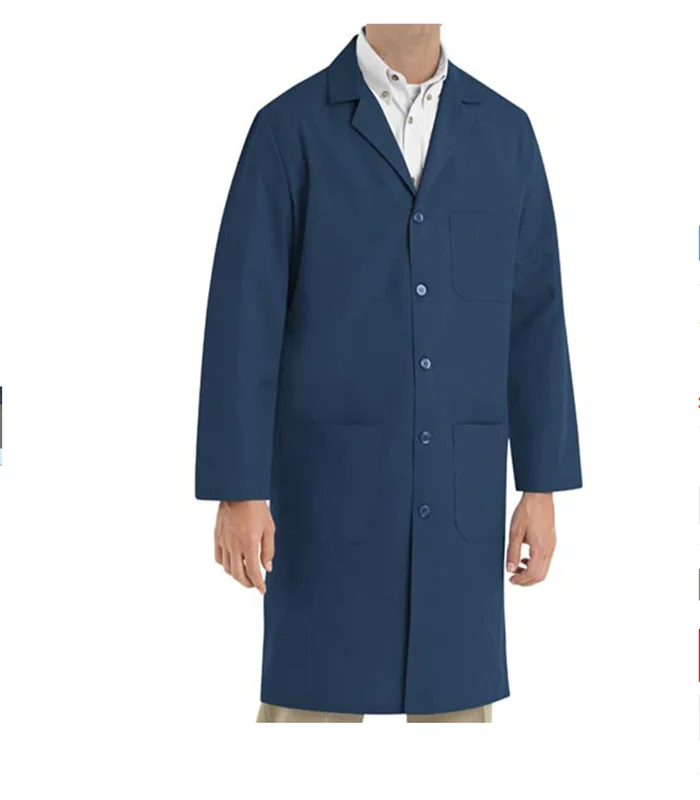 White Short Doctor Coat  Doctors Coats With Pen Holder