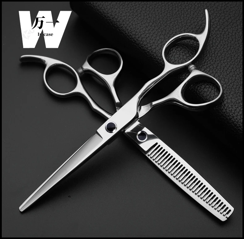 F25 China Razor Salon Hairdressing Barber Shears Scissors with Sharp Stainless Steel Blade Straight Type Beauty Tool Haircare