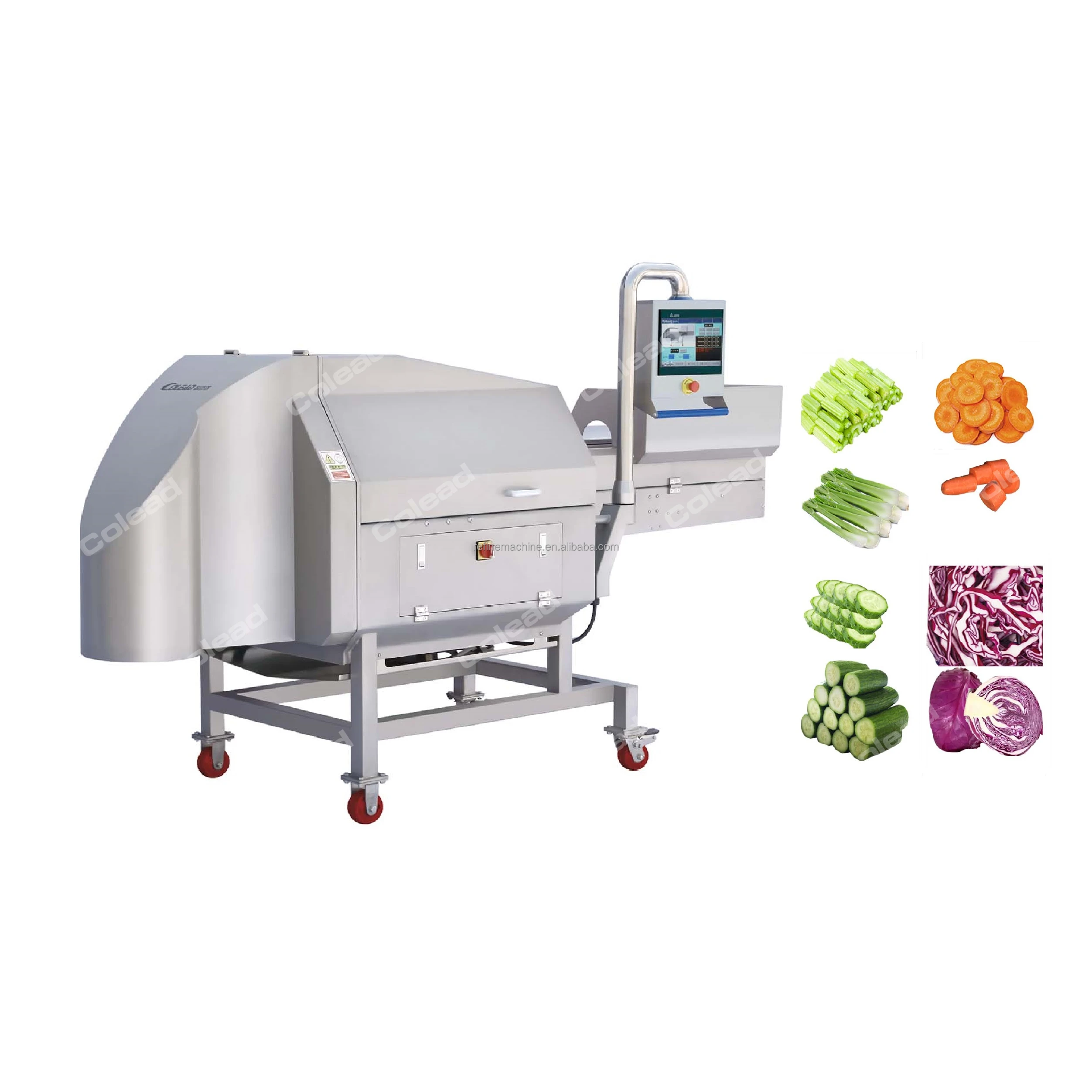 Colead cutter/slicer/shredder for potato/carrot/chili/leek/tomato cutting/slicing/ machine