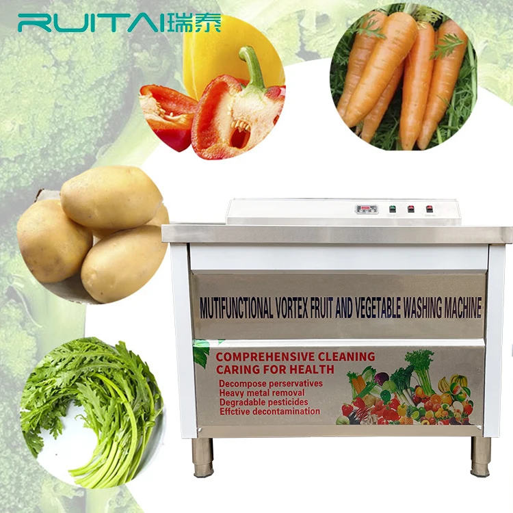 Ruitai  High Quality Industrial Fruit Washer Vegetable Washing Machine Automatic Vegetable Fruit Ozone Washer