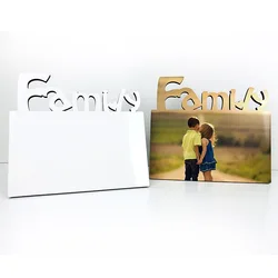 A3401 Custom Family printing frameless rahmen creative sublimation blank DIY blank photo frame