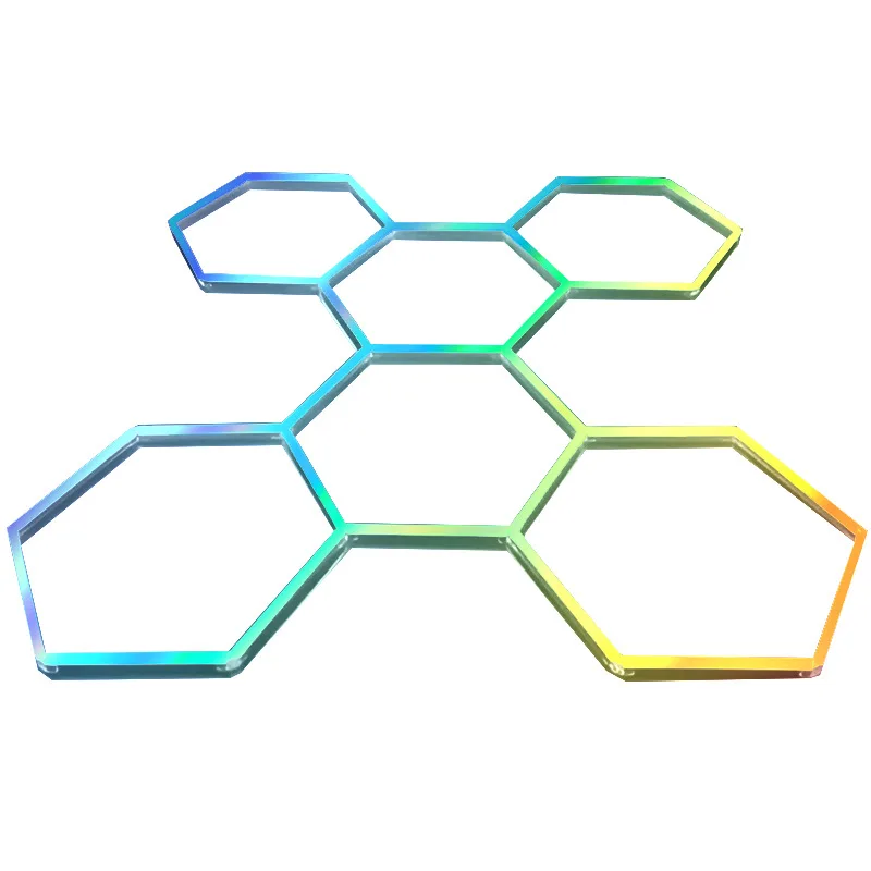 Hot Sale Honeycomb Work Light Bar Car Wash Station 110v Garage Ceiling Hexagonal Honeycomb Led Light