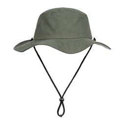Custom logo Adjustable strap bucket hat Safari Boonie Hat