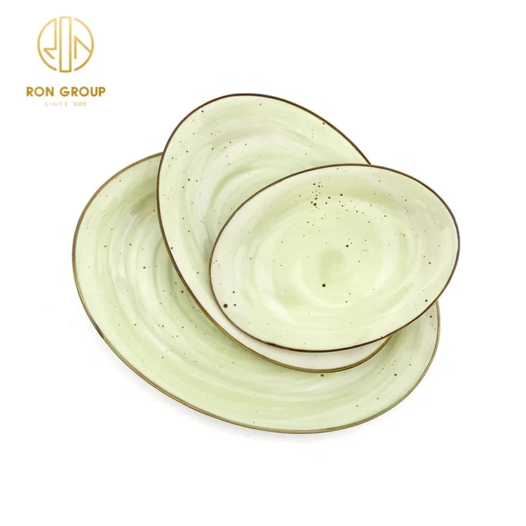Factory Direct Wholesale Kitchen Porcelain Dishes Dinnerware Restaurant Catering Luxury Hotel Ceramic Dinner Plate Wholesale