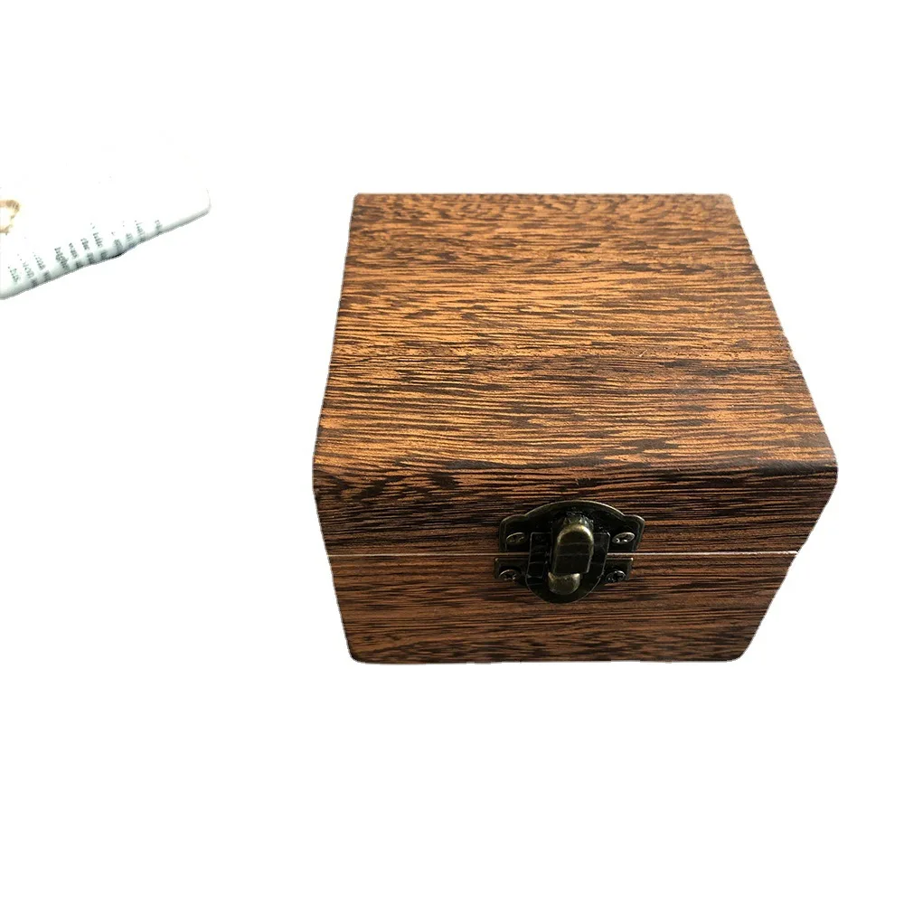 Custom logo Luxury square Bamboo Wooden case Watch Packaging Box for Smart Watch