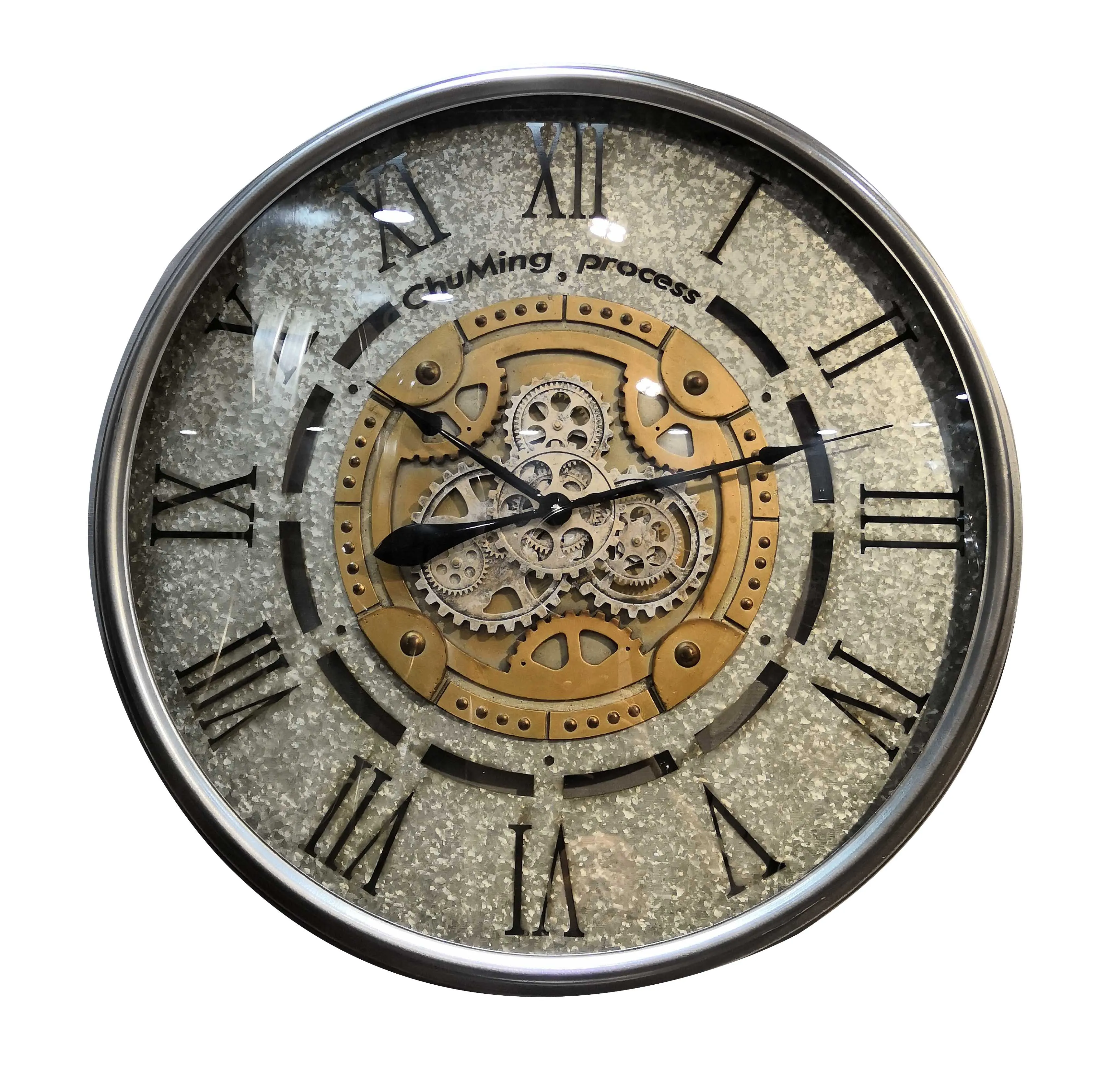 Хорошее качество, Прямая поставка с завода, настенные часы, винтажные роскошные часы с движущимся механизмом