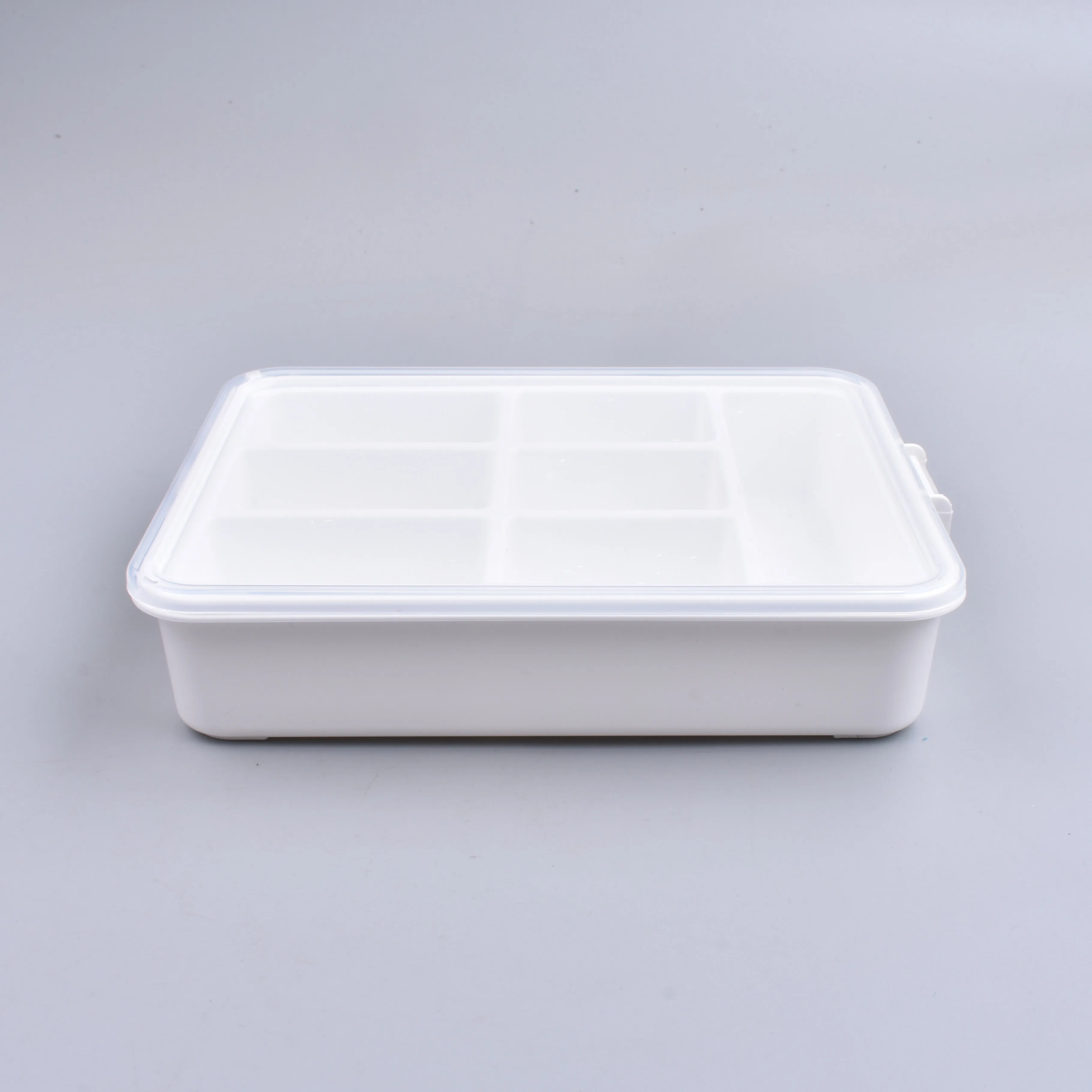 Shanfeng White 7 Compartment Storage Plastic Tool Box Hardware Organizers