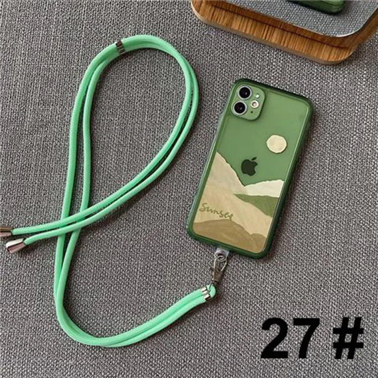 Phone Lanyard + Phone Tether Tab, Soft Nylon Crossbody Thick Rope/Cell Phone Lanyards/Phone Strap