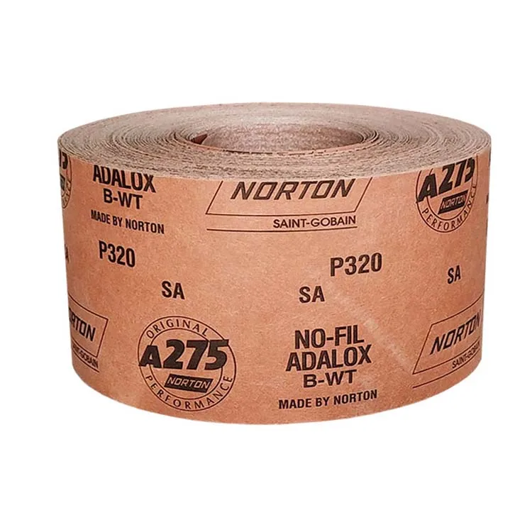 Norton A275 P80~1500 70mm* 35m Dry abrasive paper sandpaper sand paper roll
